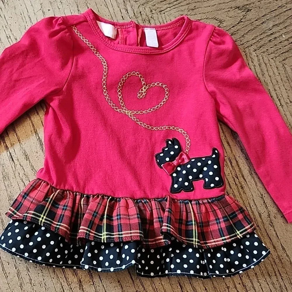 24 month long sleeve Christmas top girls Kids Headquarters